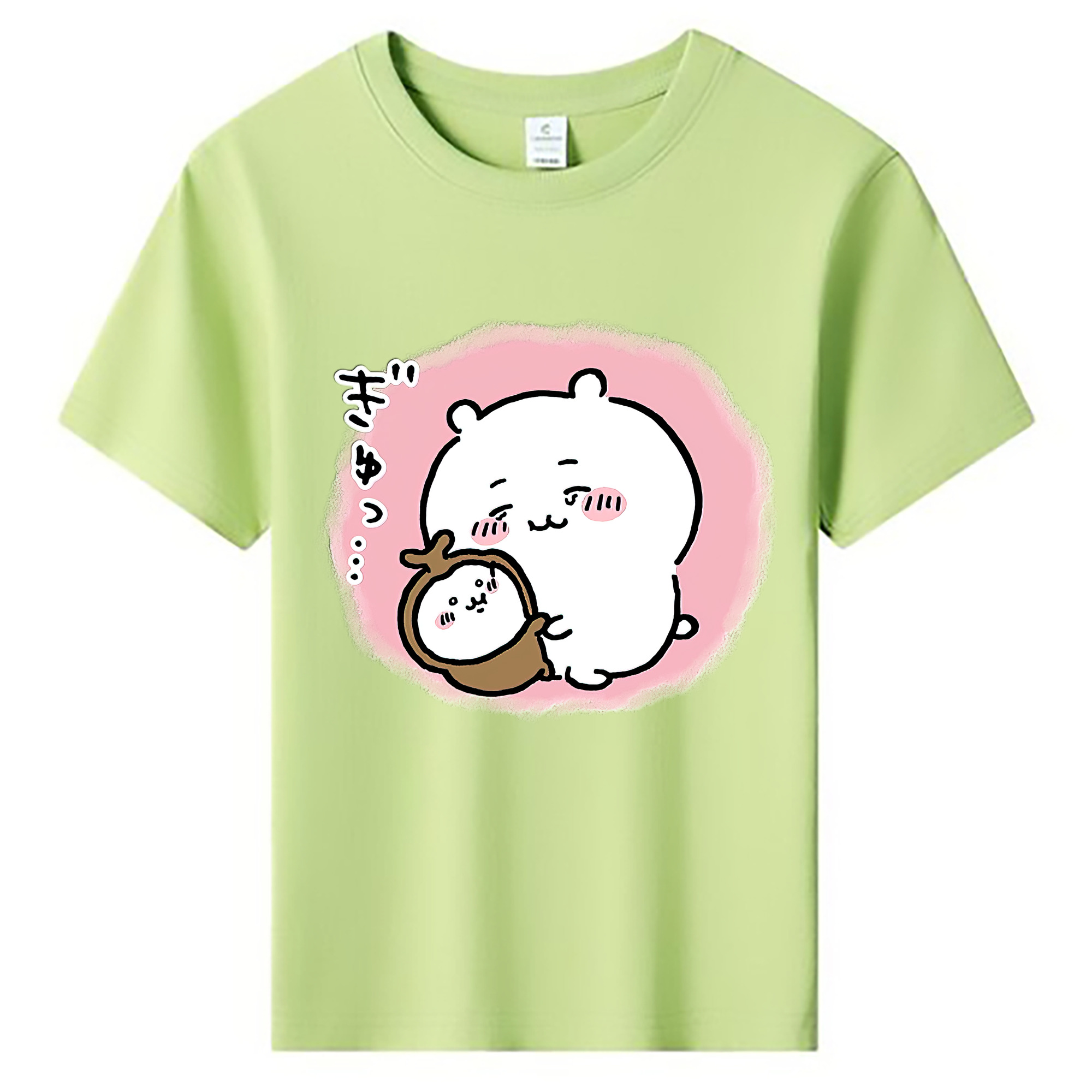 （画像用） ちいかわ ちいかわ Chii-kawa chiikawa 綿100％キッズTシャツ（フロントプリント）